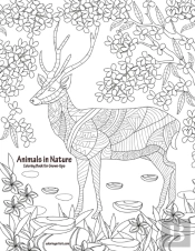 Animals In Nature Coloring Book For Grown-Ups