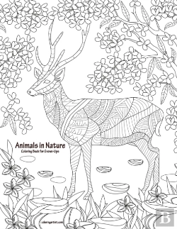 Bertrand.pt - Animals In Nature Coloring Book For Grown-Ups
