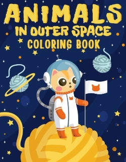 Bertrand.pt - Animals In Outer Space Coloring Book