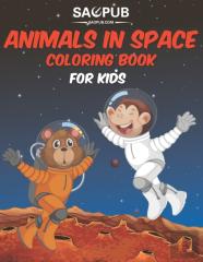 Animals In Space Coloring Book