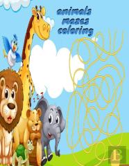 Animals Mazes Coloring
