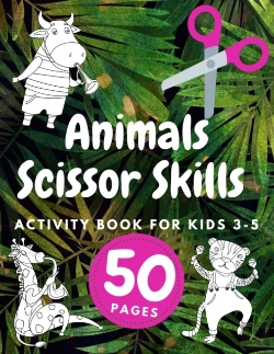 Bertrand.pt - Animals Scissor Skills Activity Book For Kids Ages 3-5