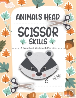 Bertrand.pt - Animals Scissor Skills Preschool Workbook For Kids