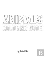 Animals With Scissor Skills Coloring Book For Children - Create Your Own Doodle Cover (8x10 Softcover Personalized Coloring Book / Activity Book)