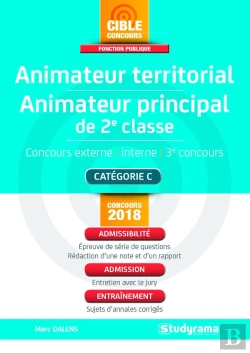 Bertrand.pt - Animateur Territorial ; Animateur Principal De 2e Classe ; Concours Externe, Interne, 3e Concours ; Catégorie C ; Admissibilité, Admission, Entraînement (Concours 2018)