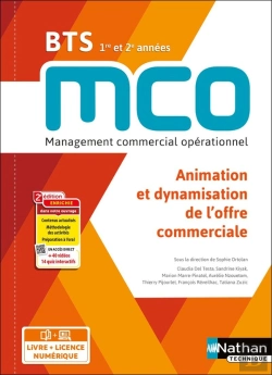 Bertrand.pt - Animation Et Dynamisation De L'Offre Commerciale ; Bts Mco ; 1re Et 2e Années ; Livre + Licence Élève (Édition 2023)