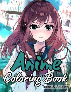 Bertrand.pt - Anime Coloring Book Teens & Adults