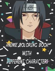 Anime Coloring Book With Different Characters