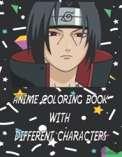 Anime Coloring Book With Different Characters