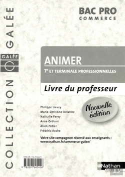 Bertrand.pt - Animer Bac Pro Commerce Galee Livre Du Professeur  2008