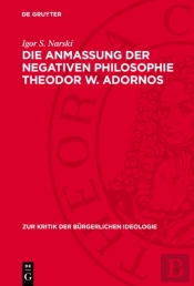 Anmaung Der Negativen Philosophie Theodor W. Adornos