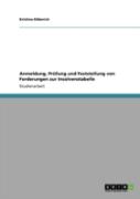 Anmeldung, Prufung Und Feststellung Von Forderungen Zur Insolvenztabelle