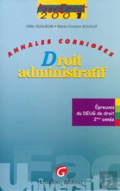 Anna Droit 2001 ; Droit Administratif