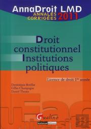 Anna Droit 2011. Droit Constitutionnel E
