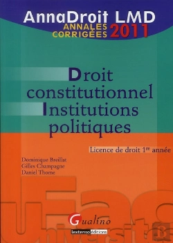 Bertrand.pt - Anna Droit 2011. Droit Constitutionnel E