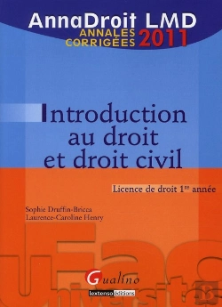 Bertrand.pt - Anna Droit 2011. Introduction Au Droit C