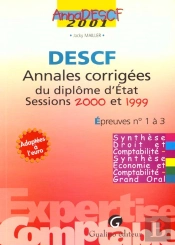 Anna Expertise Comptable 2000 Descf ; Examen D'Etat Epreuves N.1 Et 2