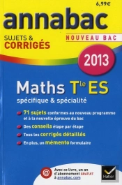 Annabac 2013 Mathematiques Terminale Es Sujets Et Corriges