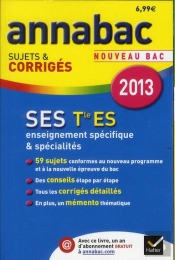 Annabac 2013 Sciences Economiques Terminale Es Sujets Et Corriges