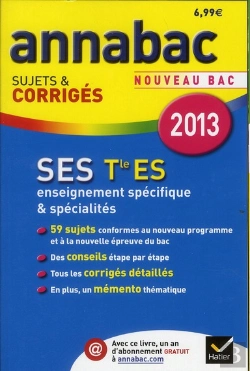 Bertrand.pt - Annabac 2013 Sciences Economiques Terminale Es Sujets Et Corriges