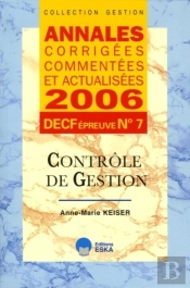 Annales 2006 Decf N 7 Controle De Gestio