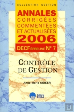 Bertrand.pt - Annales 2006 Decf N 7 Controle De Gestio