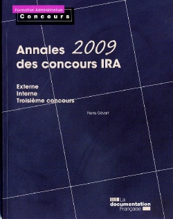 Bertrand.pt - Annales 2009 Des Concours Ira ; Externe, Interne, Troisième Concours