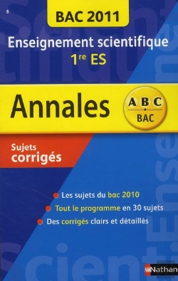 Bertrand.pt - Annales Bac 2011 Ens. Sc - 1re Es Corriges
