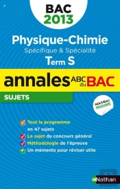 Annales Bac 2013 Phys-Chimie S Obli+Sp - Nc N03