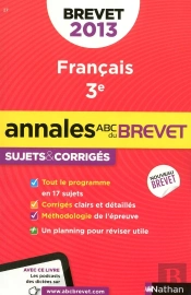 Annales Brevet 2013 Francais Corriges N26