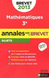 Annales Brevet 2013 Maths Non Corriges N24