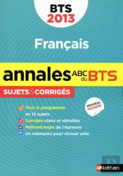 Annales Bts 2013 Francais