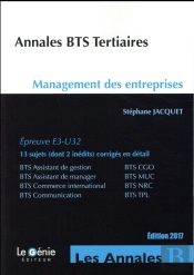 Annales Bts Tertiaires Management Des Entreprises