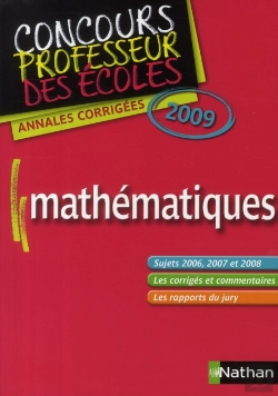 Bertrand.pt - Annales Corrigées Du Crpe-Maths (Édition 2009)