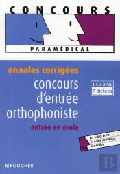 Annales Corrigées ; Orthophoniste