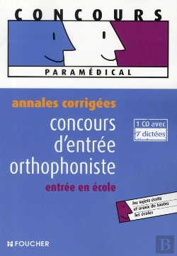 Bertrand.pt - Annales Corrigées ; Orthophoniste