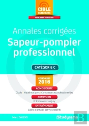 Annales Corrigees Sapeur-Pompier Professionnel