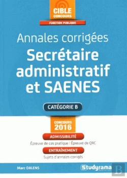 Bertrand.pt - Annales Corrigees Secretaire Administratif Et Saenes
