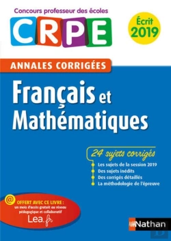 Bertrand.pt - Annales Crpe Francais Et Mathematiques - Ecrit 2019