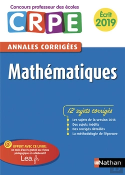 Bertrand.pt - Annales Crpe Mathematiques - Ecrit 2019