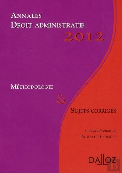Bertrand.pt - Annales De Droit Administratif (Édition 2012)