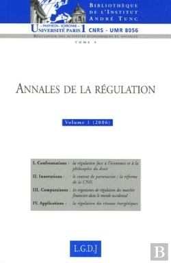 Bertrand.pt - Annales De La Régulation Tome 1 (Édition 2006)