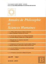 Annales De Philosophie Et Sciences Humaines (Tome 1, Tome2 Et Tome3)