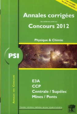 Bertrand.pt - Annales Des Concours 2012 Psi Physique Et Chimie