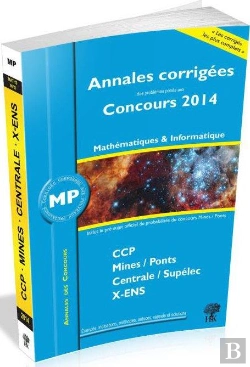Bertrand.pt - Annales Des Concours 2014 ; Mp Mathématiques Et Informatique