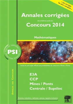 Bertrand.pt - Annales Des Concours 2014 ; Psi Mathématiques