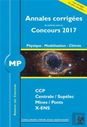 Annales Des Concours 2017 Mp Physique Modelisation Et Chimie