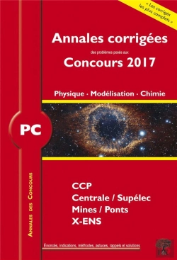 Bertrand.pt - Annales Des Concours 2017 Pc Physique Modelisation Et Chimie