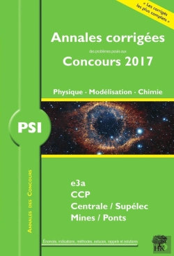 Bertrand.pt - Annales Des Concours 2017 Psi Physique Modelisation Et Chimie