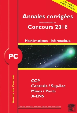 Bertrand.pt - Annales Des Concours 2018 - Pc Mathematiques Et Informatique